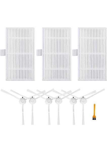 Hepa Filtre ve Yan Fırça Lydsto W2 Mop Bez Toz Çanta Robot Vakumları Yedek Parça Yedek Parça Aksesuarları (Yurt Dışından)