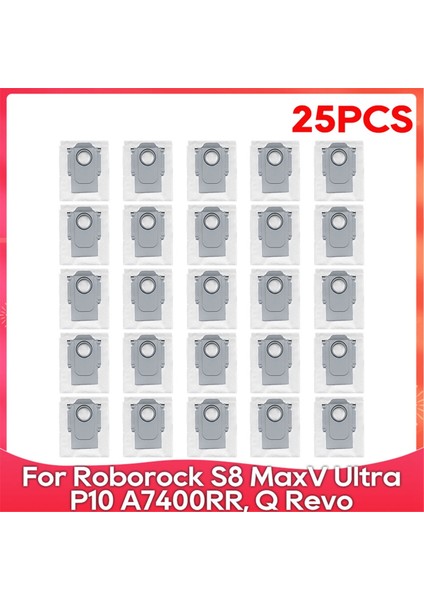 Roborock S8 Maxv Ultra, P10 A7400RR, Q Revo, Qrevo Pro, Qrevo Maxv, Qrevo S, Qrevo Artı Toz Torbaları Için Vakum Torbaları (Yurt Dışından)