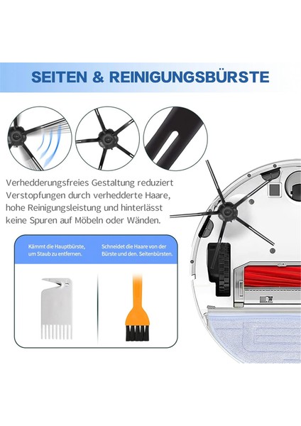 Roborock S7 Maxv Ultra, Ana Yan Fırça Hepa Filtre Mop Bez Torbaları Yedek Parçalar Aksesuarları (Yurt Dışından) indirimleri