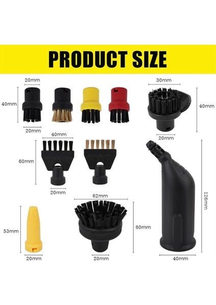 Yedek Temizleme Yuvarlak Fırça Karcher Temiz Makinesi Sc1 Sc2 Sc3 Sc4 Sc5 Aksesuarları (Yurt Dışından) indirimleri