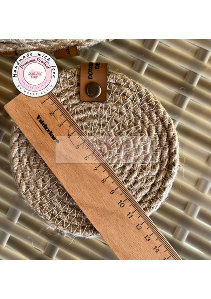 7 Prç Bardak Altlığı Set Tress Supla Jüt Hediyelik indirimleri