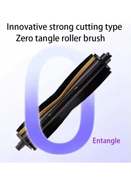 Dream L10S Ultra L20 Ultra X10 X20 PROX30 X30PRO Için Değiştirilebilir Fırça Şeridi ile 2. Nesil Anti-Düğümlü Rulo Fırça (Yurt Dışından) indirimleri