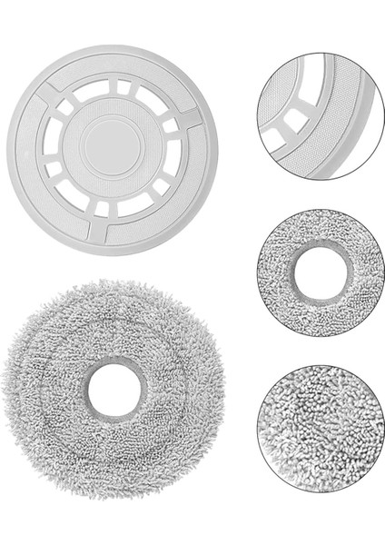 Xiaomi X20+IÇIN Mop Kumaş Plakaları, Dreame L10S Pro Gen 2/ L10 Ultra/ L10S Pro/ L10S Ultra/ L10 Prime/ X20 Pro Parçaları (Yurt Dışından) modelleri