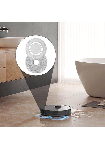 Xiaomi X20+IÇIN Mop Kumaş Plakaları, Dreame L10S Pro Gen 2/ L10 Ultra/ L10S Pro/ L10S Ultra/ L10 Prime/ X20 Pro Parçaları (Yurt Dışından) indirimleri