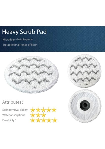 Bissell Spinwave Için Dönen Steam Paspas Pedleri Smartsteam 3897A 3712 3712W Yedek Pedler (Yurt Dışından) fiyatları