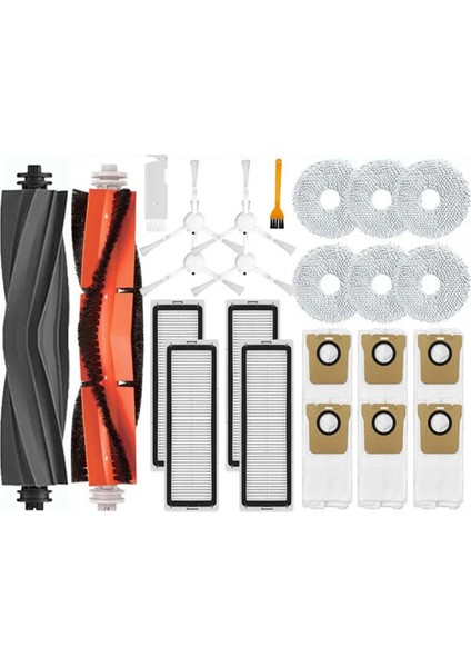 Xiaomi Mijia Için Omni 1s B116 L10S Ultra / S10 Pro / X10 Ultra Parçalar Ana Yan Fırça Hepa Filtre Mop Bezleri Toz Çantaları (Yurt Dışından)
