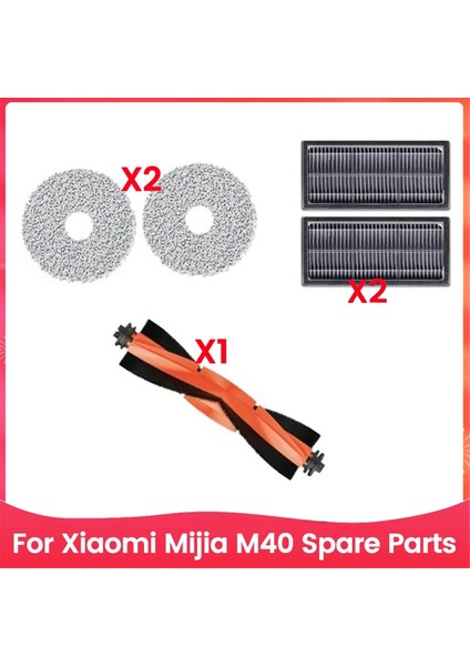 Xiaomi Mijia M40 Yedek Parçalar Robot Vakum Aksesuarları Yedek Parçalar Ana Fırça Filtre Mop Bez (Yurt Dışından) fiyatları