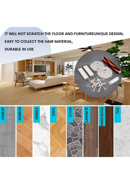 Dreame Bot W10 W10PRO Vakum Temizleyici Aksesuarları, Ana Yan Fırça, Hepa Filtresi, Mop Bezi Yedek Parçalar (Yurt Dışından) fiyatları