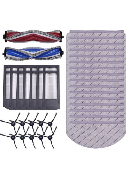 Yeedi C12 Pro Plus, C12 Plus, C12 Robot Vakum Değiştirme Parçası Ana Roller Yan Fırça Hepa Filtre Mop Pad Aksesuarları (Yurt Dışından)