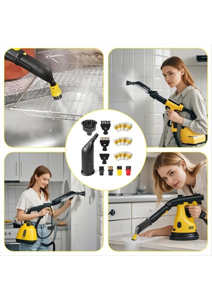 Karcher Steam Temizleyici Aksesuarları Için Easyfix Sc1 Sc2 Sc3 Sc4 Sc5 Aksesuarlar Yuvarlak Fırça Set Temizleyici Değiştirme Parçaları (Yurt Dışından) fırsatları