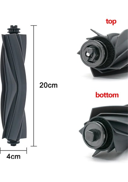 Xiaomi Mijia M30S Için D103CN Robot Elektrikli Süpürücü Ana Yan Fırça Hepa Filtre Mop Bez Tuz Torbası Yedek Parçaları (Yurt Dışından) indirimleri