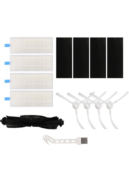 Ana Fırça, Silindir Fırça Yan Fırçası 360 S6 Robot Tozu Sucker Yedek Parçalar ve Aksesuarlar Için Hepa Filtresi (Yurt Dışından)