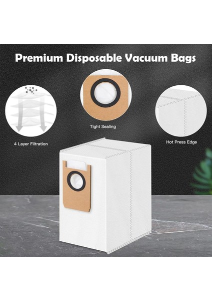 10PCS Toz Torbaları Eufy Omni S1 Pro Robot Vakum Temizleyici Parçaları Yedek Toz Torbaları Yıkanabilir Filtreler Için Hepa Filtresi (Yurt Dışından) fırsatları