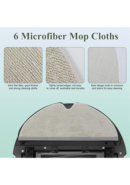 Roborock Q5 Pro/q5 Pro +Plus/q8 Max/q8 Max Plus Robot Vakum, Ana Fırça, Mop Bezi Için Aksesuar Kiti Yedek Parçaları (Yurt Dışından) fırsatları