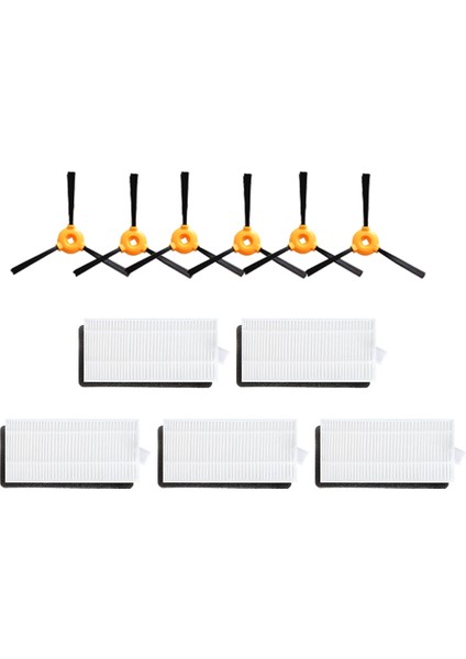 Yan Fırça Filtresi Yedek Parça Kitleri Ecovacs Deebot N79 N79S Yedı K600 K700 Robotik Vakum Süpürücü (Yurt Dışından)