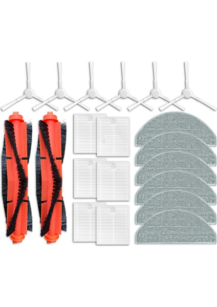 Xiaomi Robot Vakum E10, E12, B112 Yedek Parçalar Yan Fırça Hepa Filtre Mop Rag Yedek Parçalar Aksesuarları (Yurt Dışından)