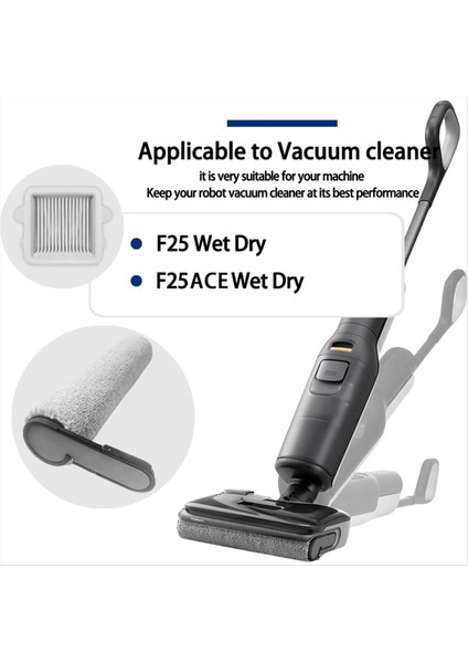 Roborock F25 Islak Kuru Elektrikli Süpürge Aksesuarları Için Hepa Filtre ve Rulo Fırçanın Değiştirilmesi (Yurt Dışından) modelleri