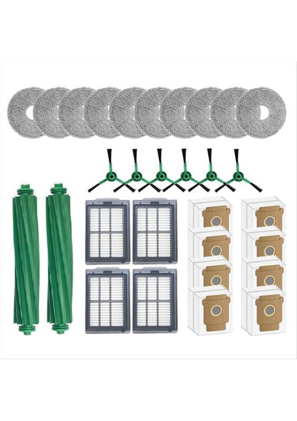 Irobot Roomba Plus 505 COMBO/405 Combo Robotlu Süpürge Fırçası Hepa Filtre Paspas Bezi Toz Torbası Yedek Parçalar (Yurt Dışından) fiyatları