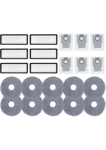 Roborock Qrevo Curv Aksesuarları Hepa Filtre Rag Toz Torbası Yedek Parçaları (Yurt Dışından)