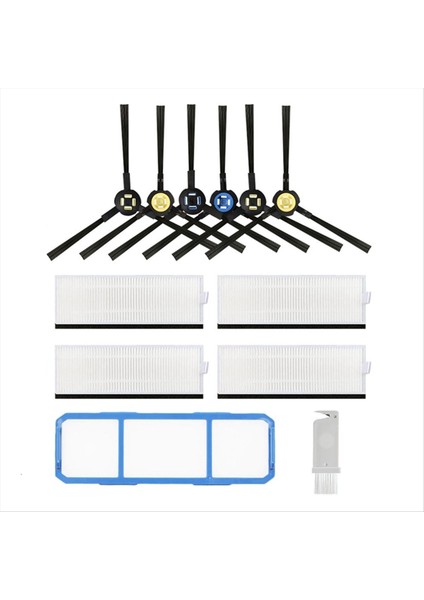 Ilıfe A7 A9S V8 V8S Için X750 X785 X800 Silvercrest Ssr Robot Temizleyici Yedek Filtreler Yan Fırçalar Aksesuarlar (Yurt Dışından)