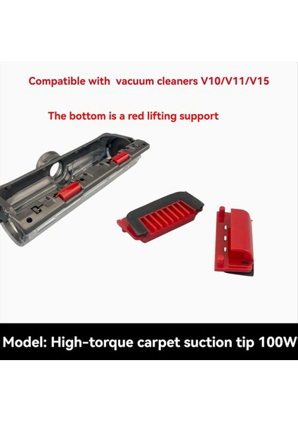 Alt Zemin Fırçası Kırmızı Kaldırma Braketi Dyson V10 V11 V15 Yüksek Torklu Emme Kafası 100 W Elektrikli Süpürge Parçaları (Yurt Dışından) indirimleri