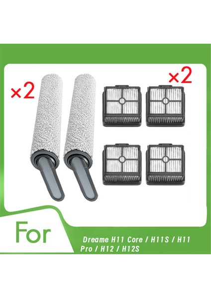 Dreame H11 Core / H11S / H11 Pro / H12 / H12S Vakum Için Rulo Fırça Hepa Filtreleri (Yurt Dışından) modelleri