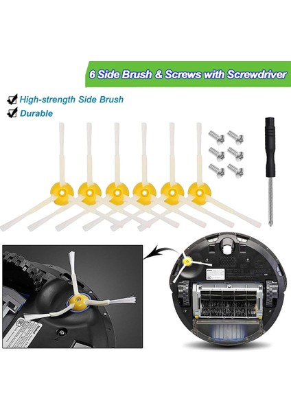 Irobot Roomba Için Yedek Parçalar 600 671 664 615 690 691 694, Irobot Roomba 600 Serisi Aksesuarları (Yurt Dışından) modelleri