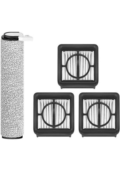 4 Adet Rulo Fırça ve Hepa Filtre Seti Xiaomi Truclean W20 / 2c / 4c / 2 Lite Islak Kuru Vakum Yedek Parçalar (Yurt Dışından)