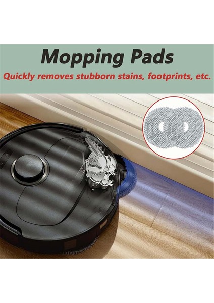 20PCS Roborock Qrevo MASTER/V20/P10S Pro Vacuum Ana Yan Fırça Mop Bezleri Hepa Filtreleri Toz Çantaları (Yurt Dışından) modelleri