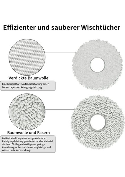 Ecovacs Için T30 Pro / T30 Pro Omni / Yeedi M12 Pro+ Ana Silindir Yan Fırça Hepa Filtre Mop Padleri Toz Torbaları Yedek Parçalar (Yurt Dışından) modelleri