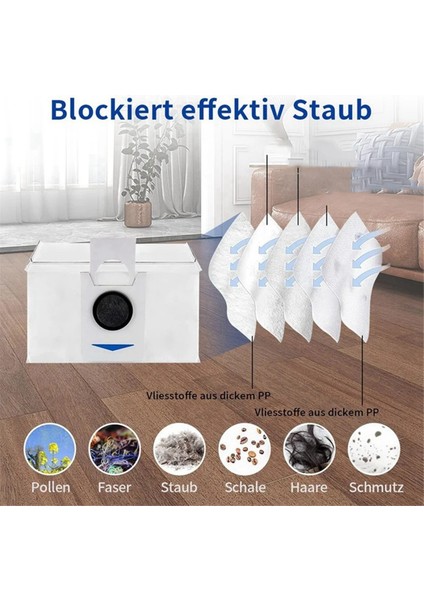 Ecovacs Için T30 Pro / T30 Pro Omni / Yeedi M12 Pro+ Ana Silindir Yan Fırça Hepa Filtre Mop Padleri Toz Torbaları Yedek Parçalar (Yurt Dışından) fırsatları