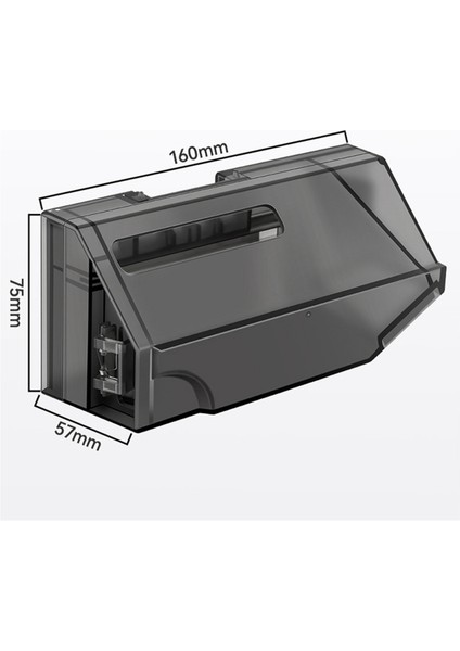 Dreame X40 Pro Ultra Toz Kutusu Robot Vakum Temizleyici Aksesuarları Yedek Parçalar Çöp Tozu Kutusu (Yurt Dışından)