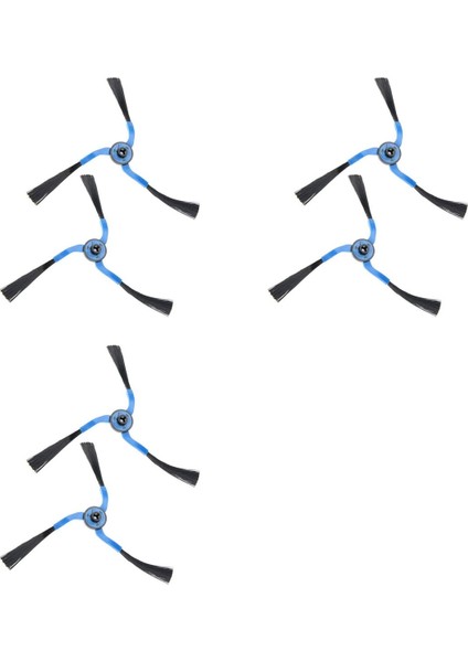 6 Adet Yan Fırça Samsung Navibot Robot SR8845 SR8855 SR8895 SR8980 VC-RM72VR Elektrikli Süpürge Yedek Parçaları (Yurt Dışından)