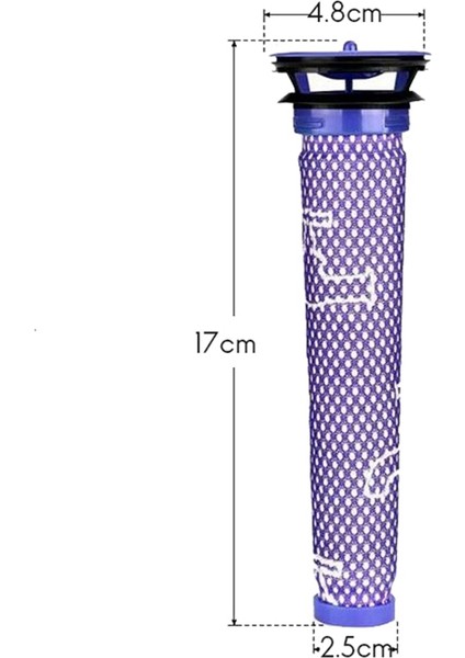 18.5cm Silindir Fırça Çubuğu Dyson V6 Hayvan Kabarık DC59 DC62 SV03 Kablosuz Vakum Süpürücü (Yurt Dışından) modelleri