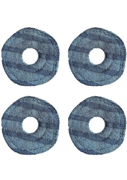 4pcs Eufy X10 Pro Omni ve Eufy X9 Pro Robot Vakum Yedek Parçaları Paspas Bezi Için 4pcs Yıkanabilir Vakum Paspas (Yurt Dışından)
