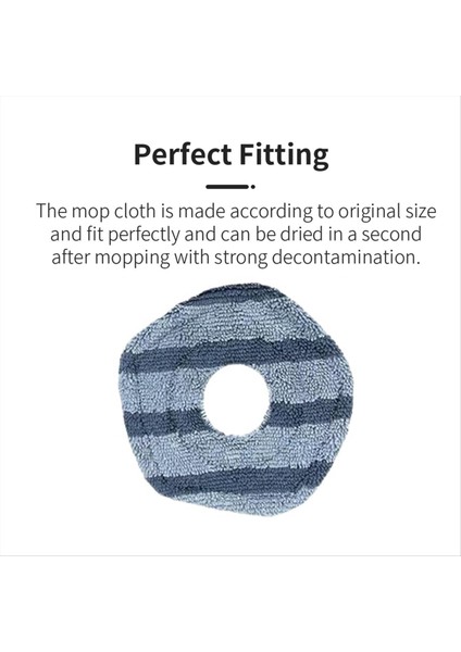 4pcs Eufy X10 Pro Omni ve Eufy X9 Pro Robot Vakum Yedek Parçaları Paspas Bezi Için 4pcs Yıkanabilir Vakum Paspas (Yurt Dışından) fiyatları