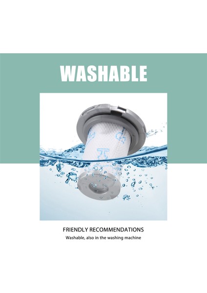 Rowenta Için ZR009006 X-Frece Flex Flex 8.60 Kablosuz Vakum Temizleyici Ev Temizlik Aksesuarları Yıkanabilir Filtre (Yurt Dışından) fiyatları