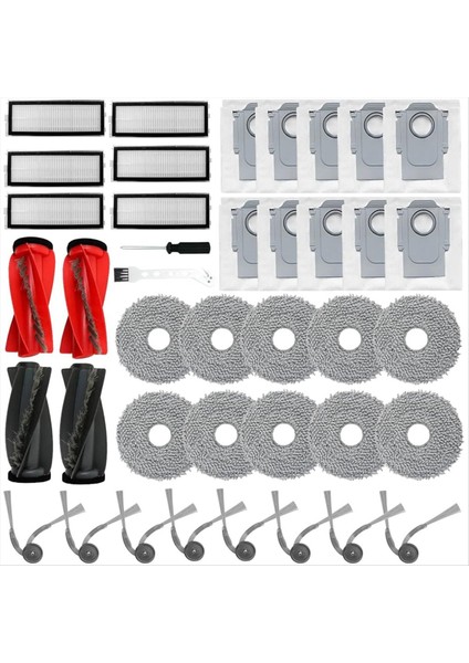 Roborock Qrevo Curv/curv S5X/EDGE/S5V Robotlu Süpürge Yedek Parçaları Için Aksesuar Kiti (Yurt Dışından) fiyatları