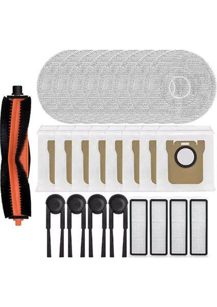 25 Adet Xiaomi Mijia Robot Vakum 5c OV42CN Yedek Parçalar Ana Fırça Yan Fırça Hepa Filtre Paspas Bezi Toz Torbası (Yurt Dışından) indirimleri
