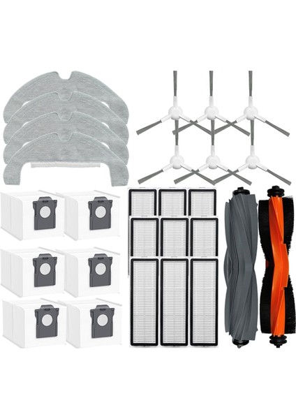 Dreame D10 Plus Gen 2/RLD32GD Ana Yan Fırça Filtre Aksesuarları Büyük Kapasiteli Toz Torbası Elektrikli Süpürge Parçaları (Yurt Dışından) fiyatları