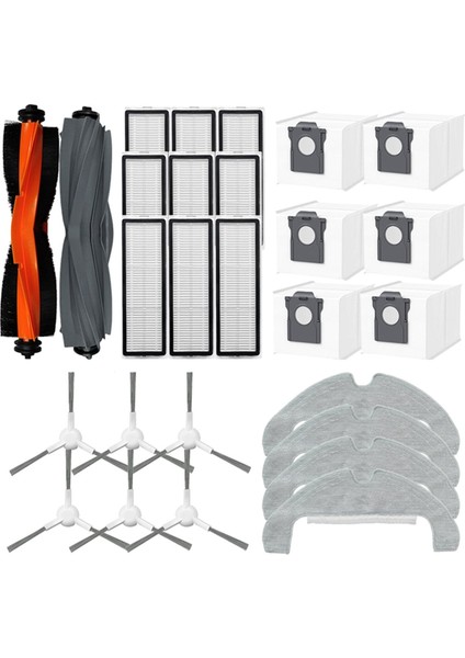 Dreame D10 Plus Gen 2/RLD32GD Ana Yan Fırça Filtre Aksesuarları Büyük Kapasiteli Toz Torbası Elektrikli Süpürge Parçaları (Yurt Dışından) modelleri