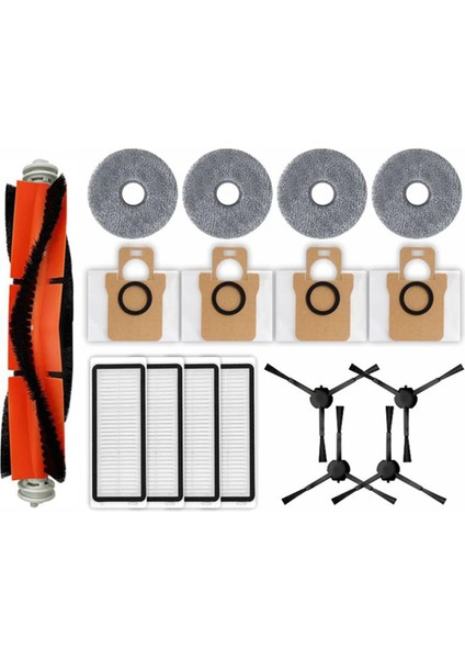Dream L20 Ultra X20 Pro Robot Vakum Süpürücü Ana Yan Fırçalar Mop Bezleri Hepa Filtreler Toz Çanta Yedek Parçaları (Yurt Dışından)