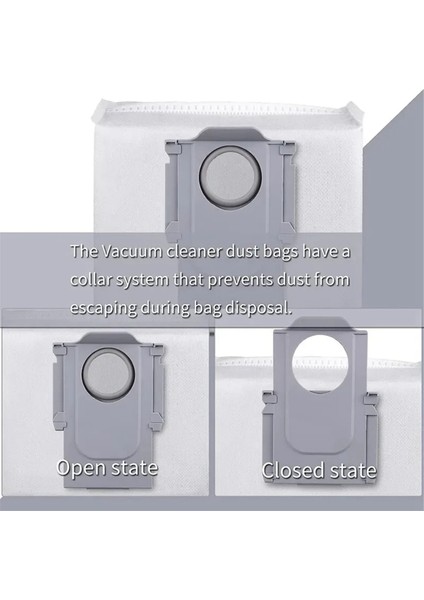 Xiaomi Roborock S8 S8 Pro Ultra S8+ Robot Vakum Yedek Parçalar Mop Bezleri Hepa Filtreler Toz Çantalar Aksesuarlar (Yurt Dışından) indirimleri