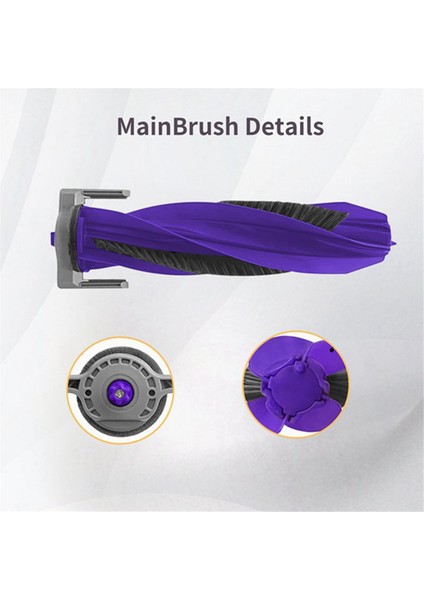 Narwal J4, Freo x Ultra, J4 Lite Aksesuarları Yan Fırça Hepa Filtre Mop Pad Yedek Yedek Parçalar Için Uyumlu (Yurt Dışından) modelleri