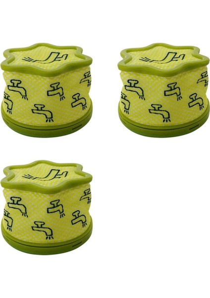 Lg Elektrikli Süpürge A9 Kablosu Sıfır ADQ74774001 Için Uyumlu 3 Adet Vakum Yedek Ön Filtre (Yurt Dışından)