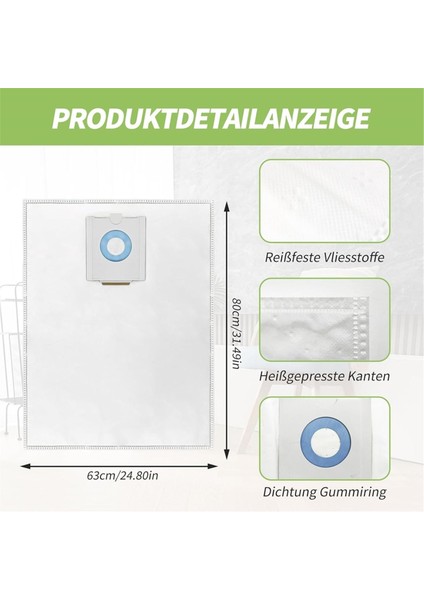 6 Adet Elektrikli Süpürge Torbası Festool Ct 36/ctm 36 E/ctl 36 E 5 Katmanlı Yedek Filtre Torbaları Festool 496186 (Yurt Dışından) fırsatları