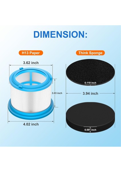 4039 Filtre Bissell 4039 Powerclean Furguard 280W Vakum 4051 4205 Için Motor Sonrası Filtreler ve Ön Motor Filtresi Dahil (Yurt Dışından) fiyatları