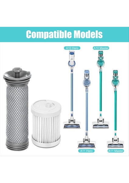 Tineco A10 A11 Hero/master Pure One S11 Akülü Elektrikli Süpürge Ön Filtreleri ve Hepa Filtreleri Için Yedek Filtre (Yurt Dışından) fiyatları