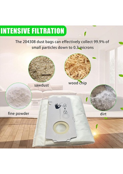 12 Adet 204308 Ct Mini/midi -2/5 Filtre Toz Torbası Festool 204308 Ct 15 Elektrikli Süpürge Aksesuarı (Yurt Dışından) modelleri