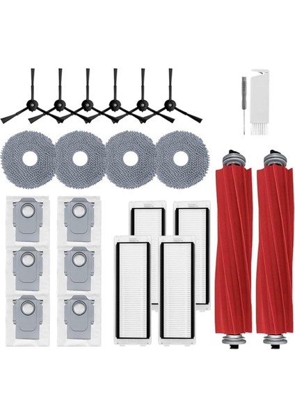 24 Adet Q Revo Aksesuarları Kiti Değiştirme Roborock Q Revo Robot Vakum Fırça Paspas Filtre Çantaları (Yurt Dışından) modelleri